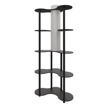 Φωτιστικό δαπέδου με ράφια NOTO 1xE27/40W/230V μαύρο