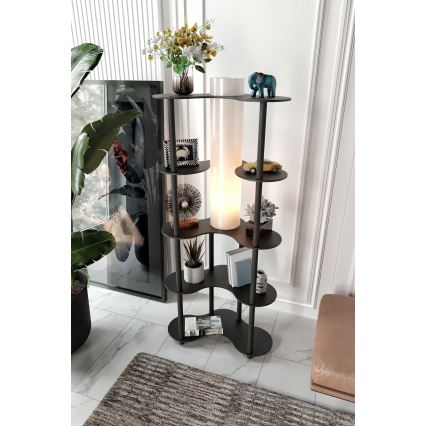 Φωτιστικό δαπέδου με ράφια NOTO 1xE27/40W/230V μαύρο