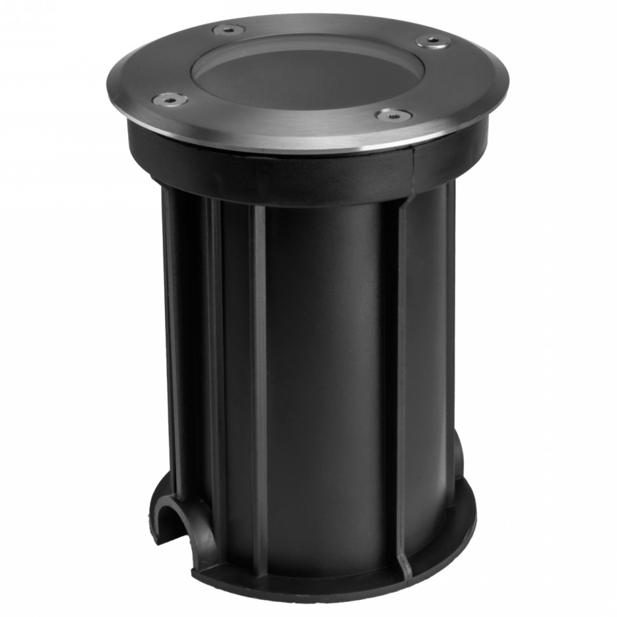 Φωτιστικό δρόμου εξωτερικού χώρου LUKKA CONNECT 1xGU10/4W/230V IP67 ματ χρώμιο στρογγυλό