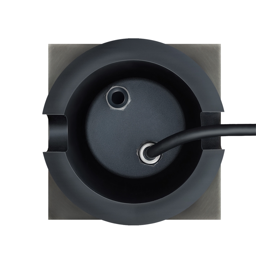 Φωτιστικό δρόμου εξωτερικού χώρου LUKKA CONNECT 1xGU10/4W/230V IP67 ματ χρώμιο γωνιακός