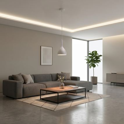 Φωτιστικό με καλώδιο ανάρτησης NOAK, 1xE27/15W/230V, σε εκρού απόχρωση