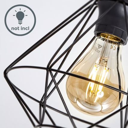 Φωτιστικό οροφής 1xE27/40W/230V μαύρο