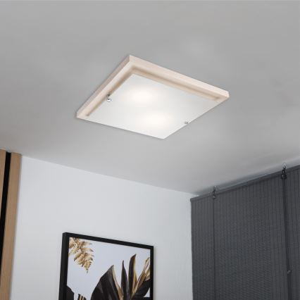 Φωτιστικό οροφής 1xE27/60W/230V οξιά