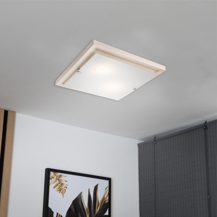 Φωτιστικό οροφής 1xE27/60W/230V οξιά