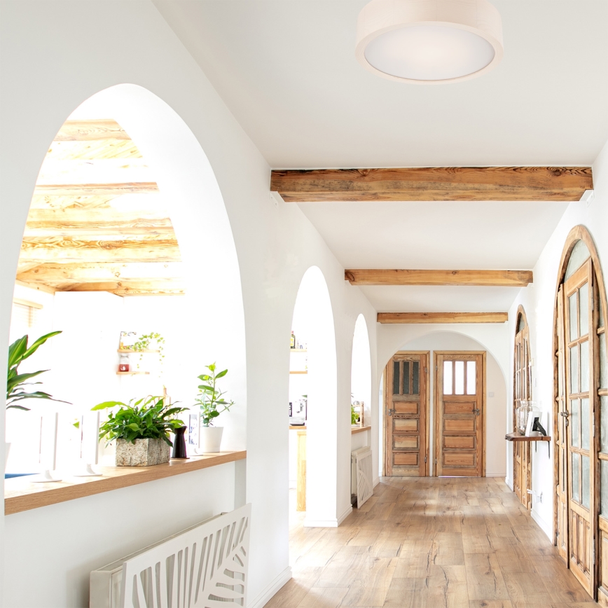 Φωτιστικό οροφής 1xE27/60W/230V πεύκο