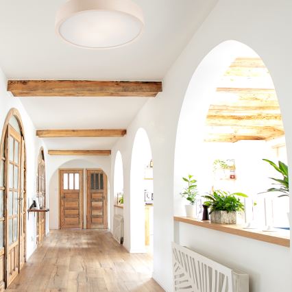 Οροφής φωτιστικό 2xE27/60W/230V πεύκο