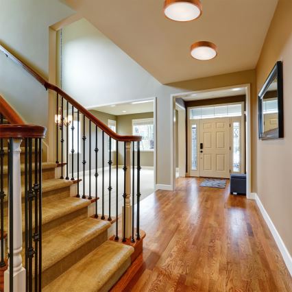 Οροφής φωτιστικό 2xE27/60W/230V πεύκο