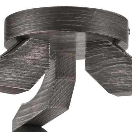 Επιτοίχιο φωτιστικό ADRIANO 3xE27/60W/230V οξιά