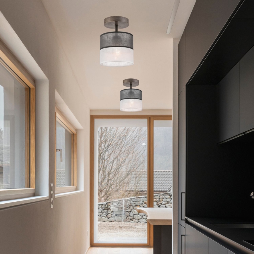 Απλίκα οροφής ANDREA 1xE27/60W/230V οξιά