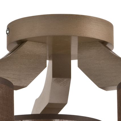 Επιτοίχιο φωτιστικό ANDREA 3xE27/60W/230V οξιά