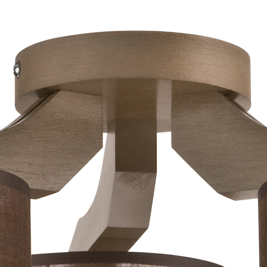 Επιτοίχιο φωτιστικό ANDREA 3xE27/60W/230V οξιά