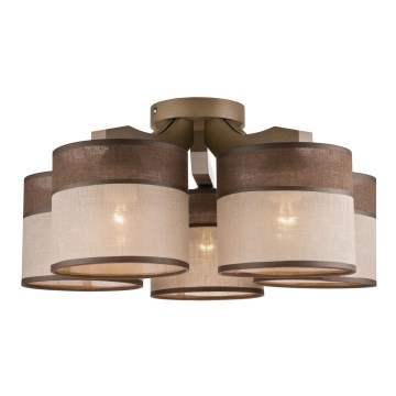 Φωτιστικό οροφής ANDREA 5xE27/60W/230V οξιά