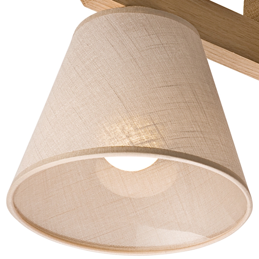 Επιτοίχιο φωτιστικό ANTONIO 3xE14/40W/230V δρυς