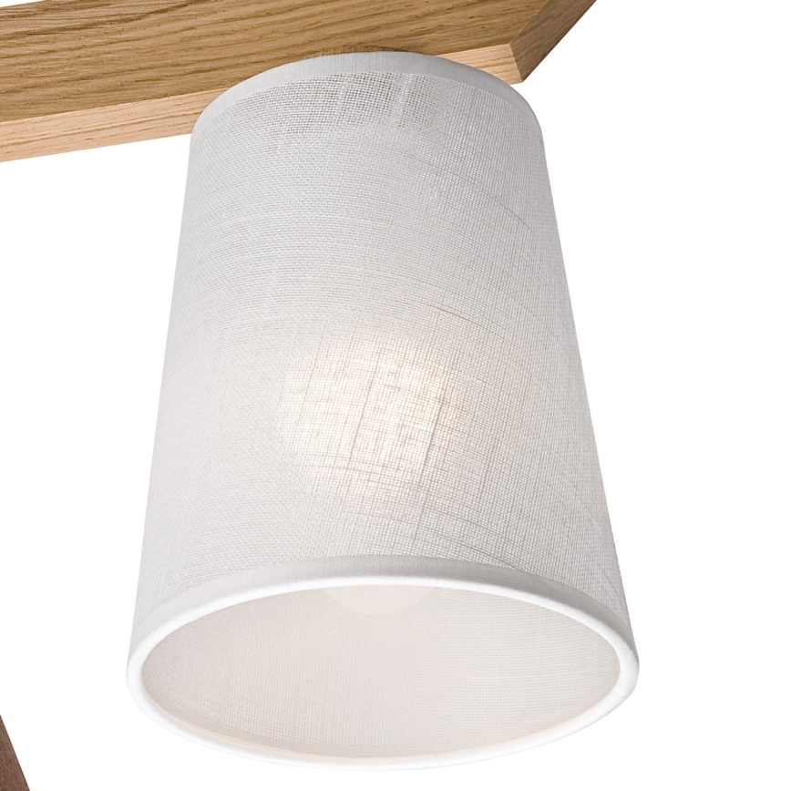 Επιτοίχιο φωτιστικό ANTONIO 3xE14/40W/230V δρυς