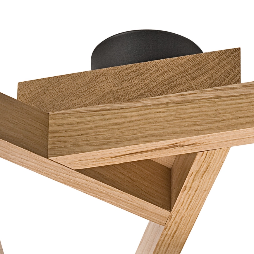 Επιτοίχιο φωτιστικό ANTONIO 3xE14/40W/230V δρυς