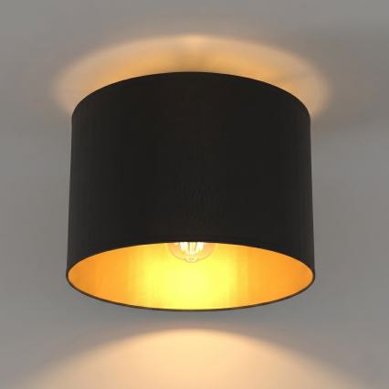 Φωτιστικό οροφής ARDEN 1xE27/15W/230V Ø 25 εκ. μαύρο