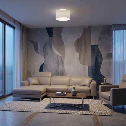 Φωτιστικό οροφής ARDEN 1xE27/15W/230V Ø 40 cm λευκό