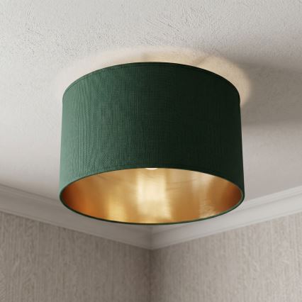 Φωτιστικό οροφής ARDEN 1xE27/15W/230V Ø 40 cm πράσινο