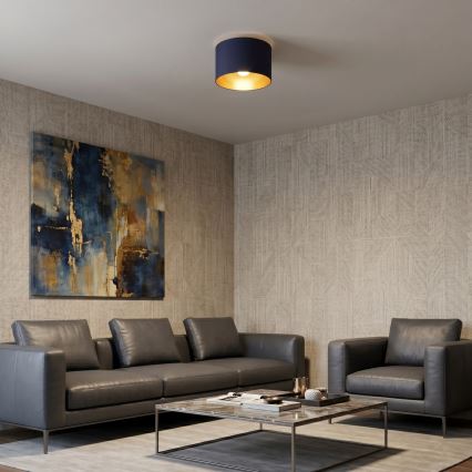Φωτιστικό οροφής ARDEN 1xE27/15W/230V, διάμ. 25 εκ., μπλε