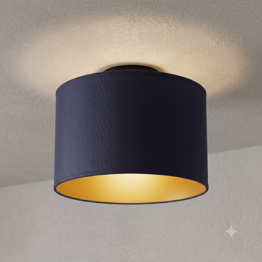 Φωτιστικό οροφής ARDEN 1xE27/15W/230V, διάμ. 25 εκ., μπλε