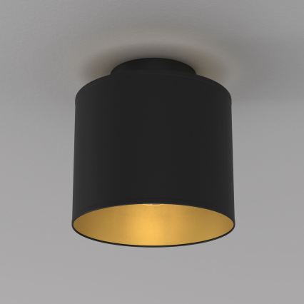 Φωτιστικό οροφής ARDEN 1xE27/15W/230V, διάμετρος 18 εκ., μαύρο