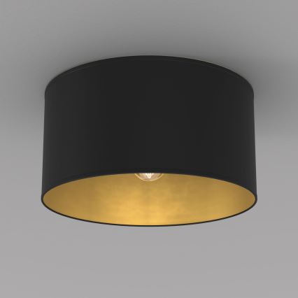 Φωτιστικό οροφής ARDEN 1xE27/15W/230V, διάμετρος 40 cm, μαύρο