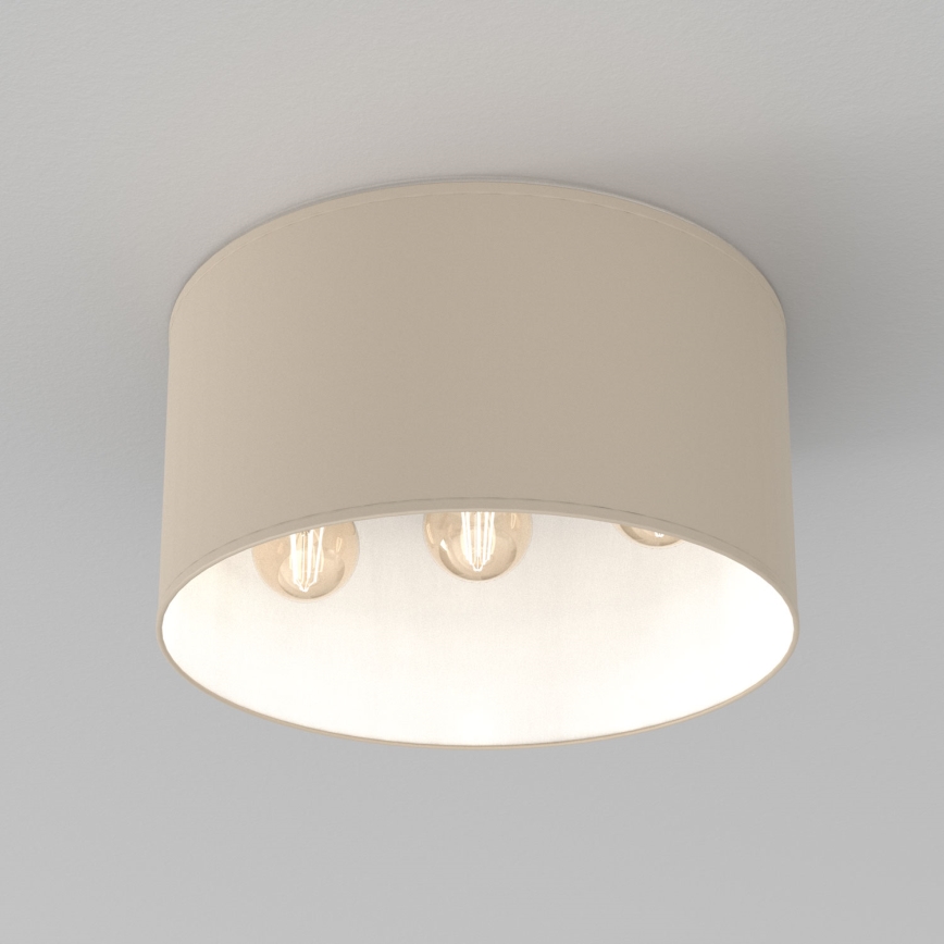 Φωτιστικό οροφής ARDEN 3xE27/15W/230V διάμ. 40 εκ. μπεζ
