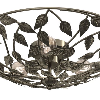 Φωτιστικό οροφής ARION 3xE27/15W/230V ορείχαλκος