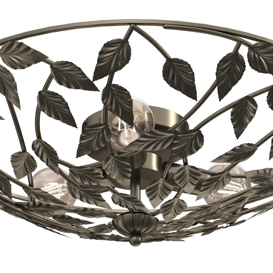 Φωτιστικό οροφής ARION 3xE27/15W/230V ορείχαλκος