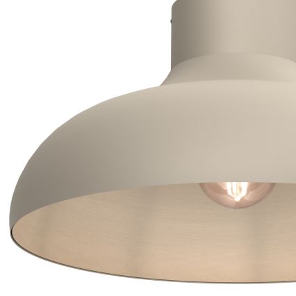 Φωτιστικό οροφής BASCA 1xE27/15W/230V Ø 40 cm, σε κρεμ απόχρωση