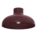 Φωτιστικό οροφής BASCA 1xE27/15W/230V Ø 40 εκ. μπορντό