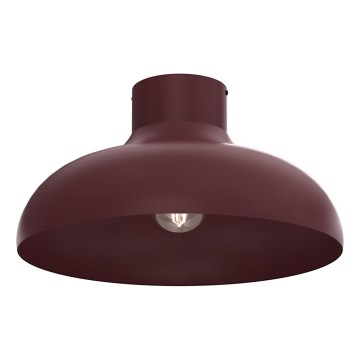 Φωτιστικό οροφής BASCA 1xE27/15W/230V Ø 40 εκ. μπορντό