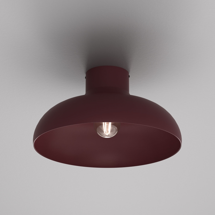 Φωτιστικό οροφής BASCA 1xE27/15W/230V Ø 40 εκ. μπορντό