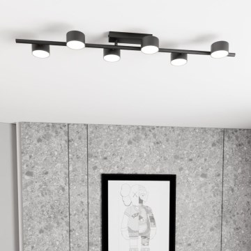 Φωτιστικό οροφής BET 6xGX53/12W/230V μαύρο