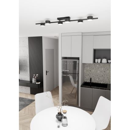 Φωτιστικό οροφής BET 6xGX53/12W/230V μαύρο