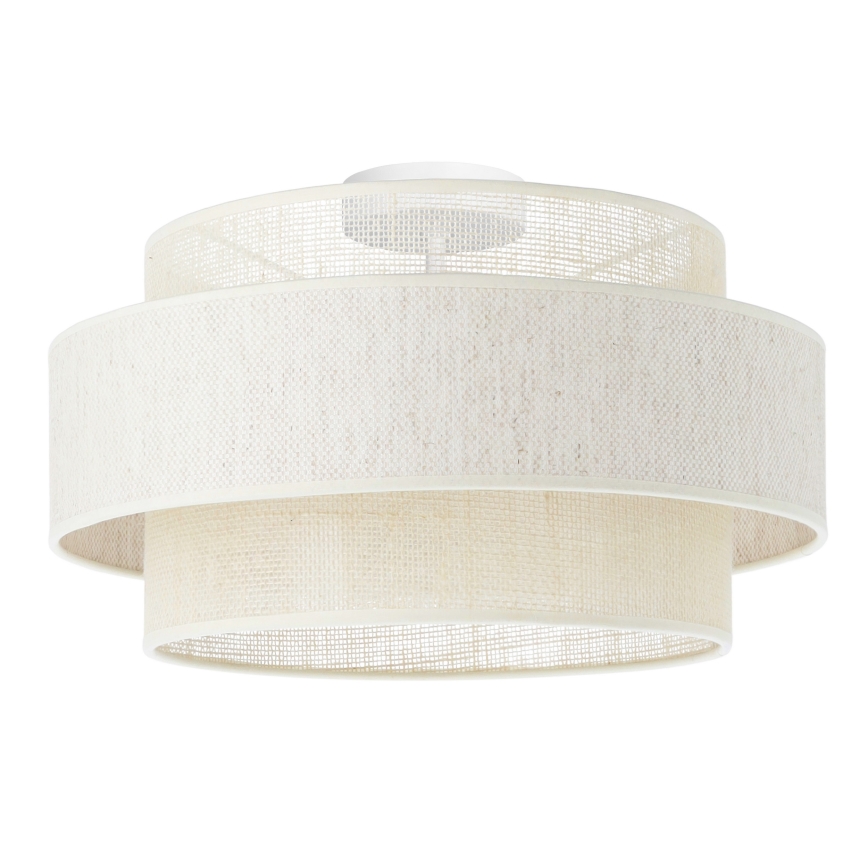 Φωτιστικό οροφής BOHO 1xE27/60W/230V Ø 40 cm εκρού/γιούτα