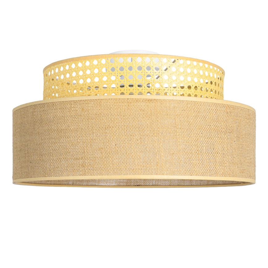 Φωτιστικό οροφής BOHO 1xE27/60W/230V διάμετρος 40 cm rattan