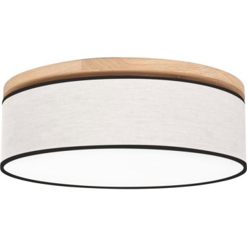 Φωτιστικό οροφής BOHO 3xE27/25W/230V, διάμ. 48 cm, χρώμα δρυός