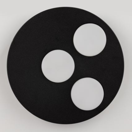 Φωτιστικό οροφής BROS 3xGX53/12W/230V μαύρο