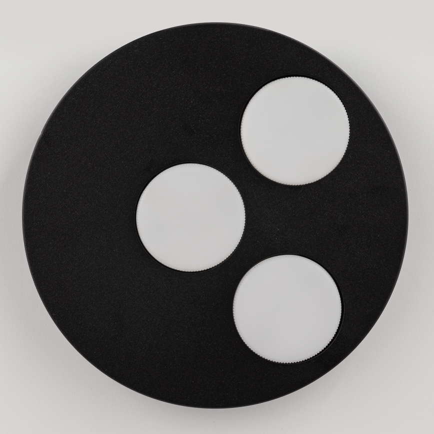 Φωτιστικό οροφής BROS 3xGX53/12W/230V μαύρο