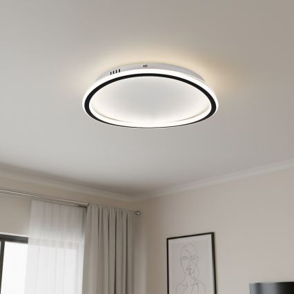 Φωτιστικό οροφής CALI LED, 30W/230V, διάμ. 40 cm, μαύρο