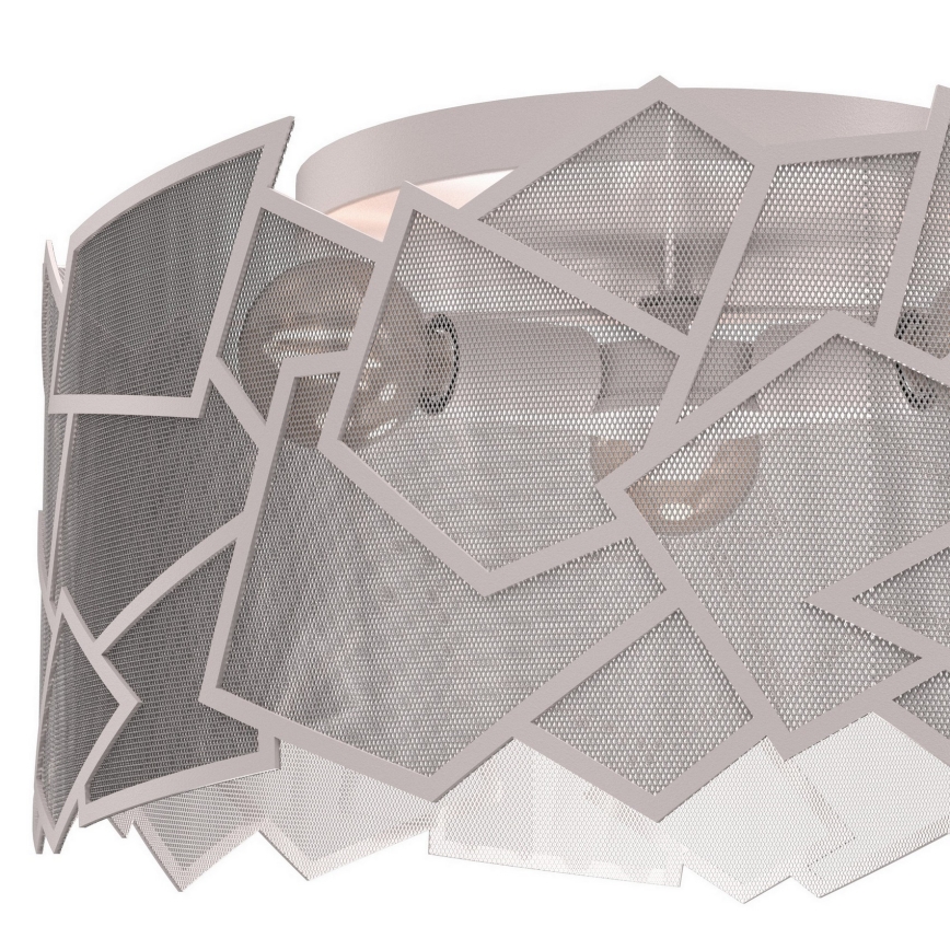 Φωτιστικό οροφής CAMO 3xE27/15W/230V, διάμ. 49,5 εκ., μπεζ