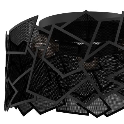 Φωτιστικό οροφής CAMO 3xE27/15W/230V μαύρο