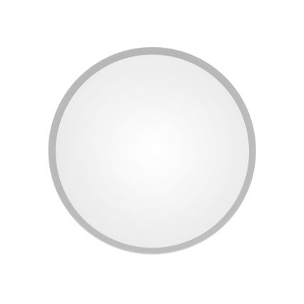 Φωτιστικό οροφής CLEO με αισθητήρα κίνησης και λυκόφωτος, 2xE27/24W/230V, διάμ. 30 cm, γκρι