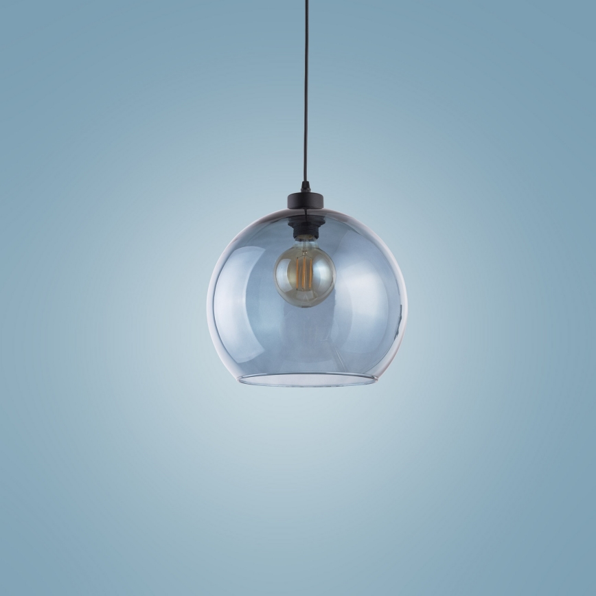 Φωτιστικό οροφής CUBUS 1xE27/60W/230V μπλε