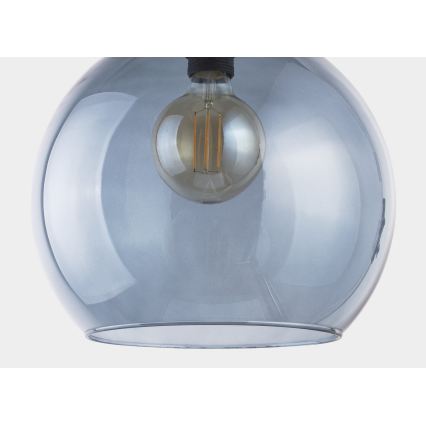 Φωτιστικό οροφής CUBUS 1xE27/60W/230V μπλε