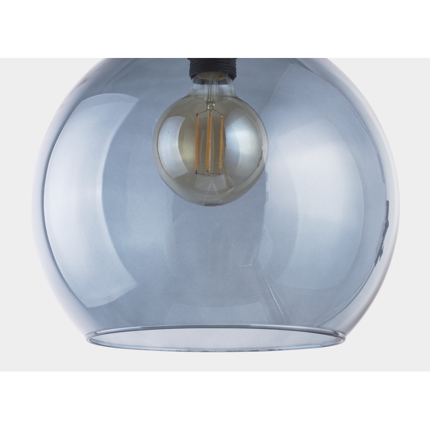 Φωτιστικό οροφής CUBUS 1xE27/60W/230V μπλε