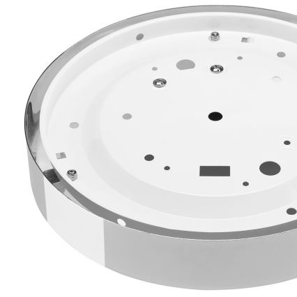 Φωτιστικό οροφής DANTE 2xE27/60W/230V διάμετρος 36 cm γυαλιστερό χρώμιο