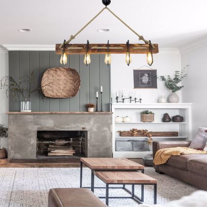 Φωτιστικό οροφής DEMIR 5xE27/40W/230V