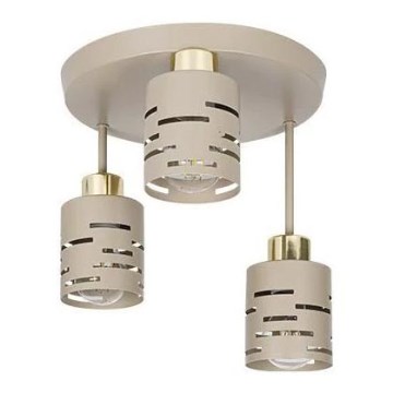 Φωτιστικό οροφής ELEN 3xE27/35W/230V μπεζ/χρυσό